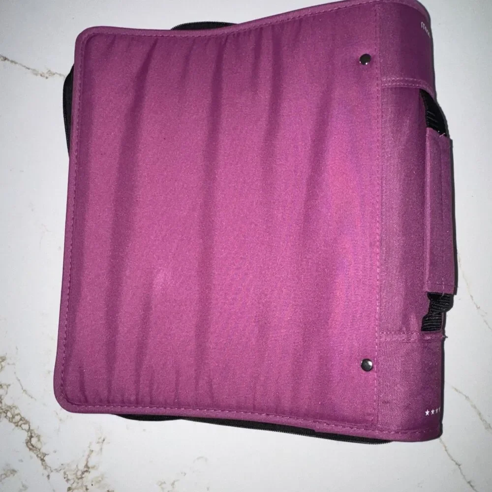 Five Star Zipper Binder 2 Inch 3 Ring Binder 6-Pocket Expanding File Durable